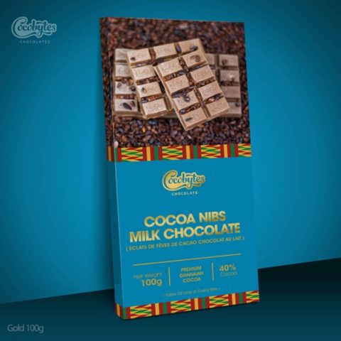 Cocoa Nibs White Chocolate 40%