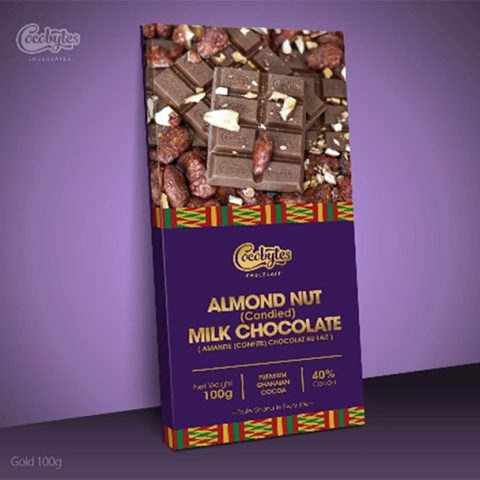 ALMOND NUT (candied) MILK CHOCOLATE