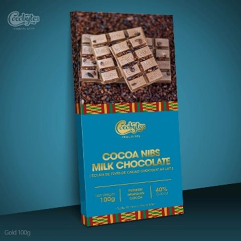 COCOA NIBS MILK CHOCOLATE