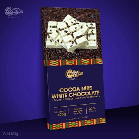 COCOA NIBS WHITE CHOCOLATE
